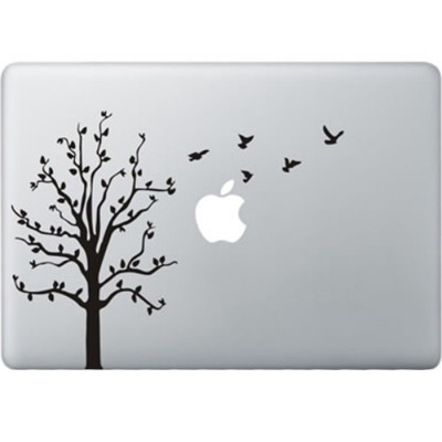 Tree with Birds MacBook Decal